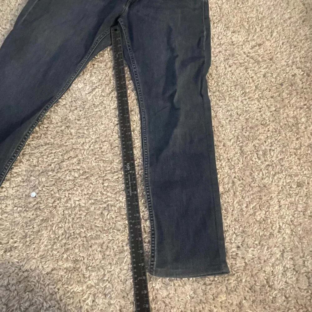 PAIGE Federal Dark Wash Straight Jeans 36